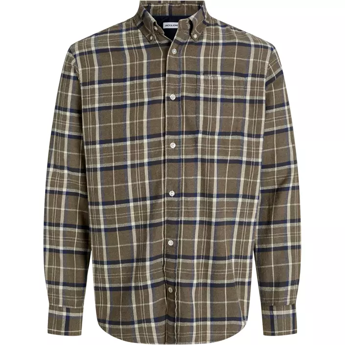 Jack & Jones JJECLASSIC flannelskjorte, Otter, large image number 0