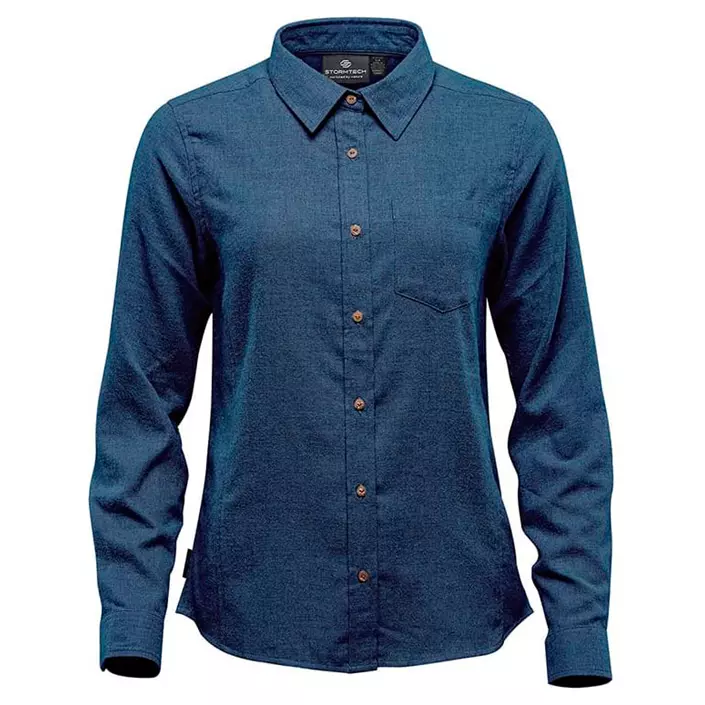 Stormtech Cambridge women's flannel shirt, Marine Blue, large image number 0