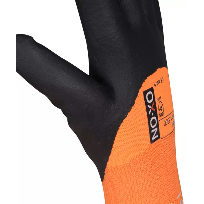 OX-ON Winter Comfort 3300 work gloves, Black/Orange, large image number 1