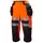 Helly Hansen ICU BRZ craftsman knee pants full stretch, Hi-vis Orange/Ebony, Hi-vis Orange/Ebony, swatch