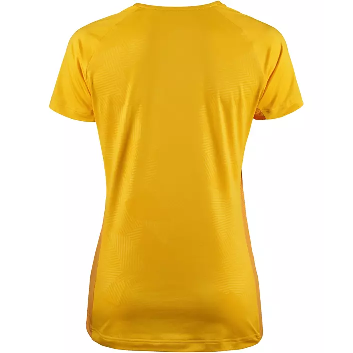 Craft Premier Solid Jersey Damen T-Shirt, Sweden yellow, large image number 2
