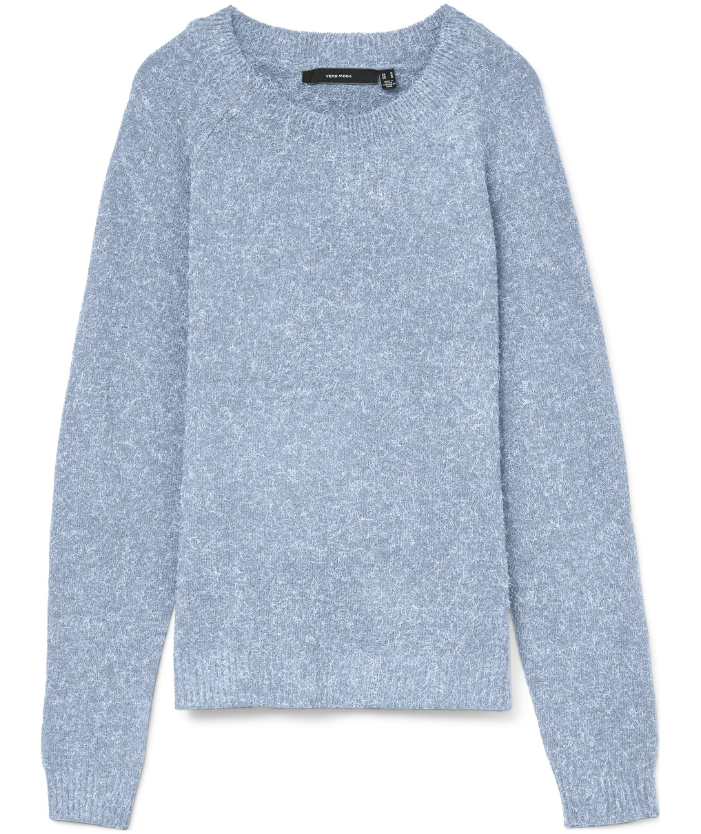 Vero Moda VMDOFFY stickad tr&ouml;ja dam, Cashmere Blue, Cashmere Blue, swatch