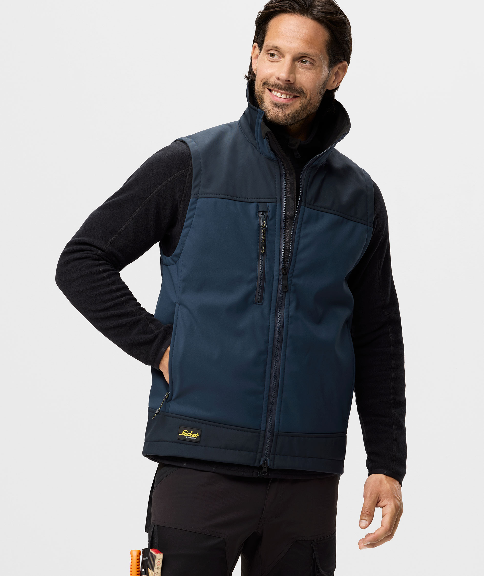 Snickers&nbsp;AllroundWork softshellv&auml;st 4506, Navy/Dark Navy, large image number 1