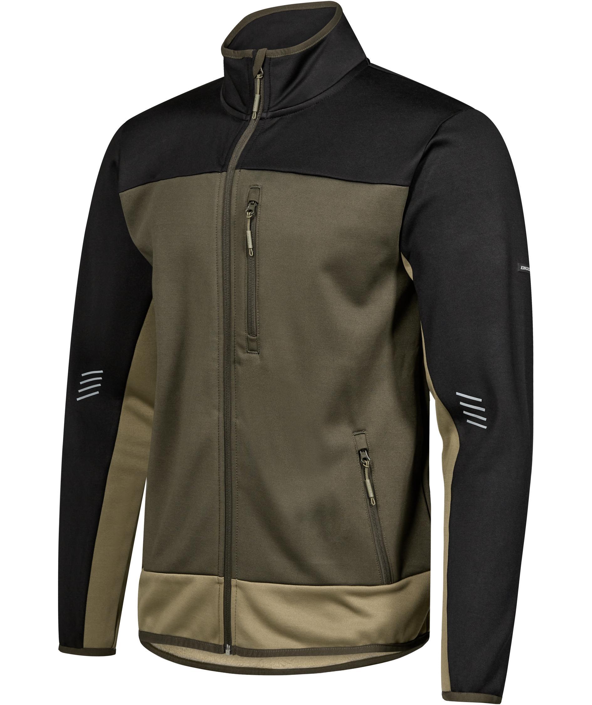 Engel Entire midlayer Cardigan, Forest Green/Black, large image number 2