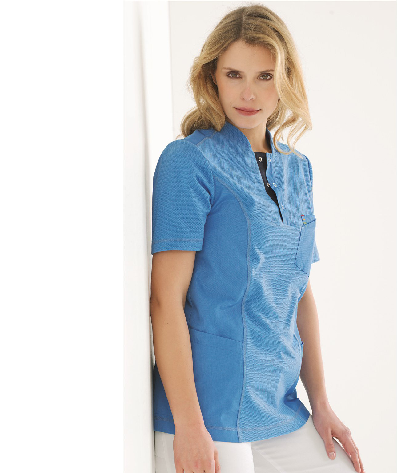 Kentaur  funktional polo shirt/tunic, Sky Blue