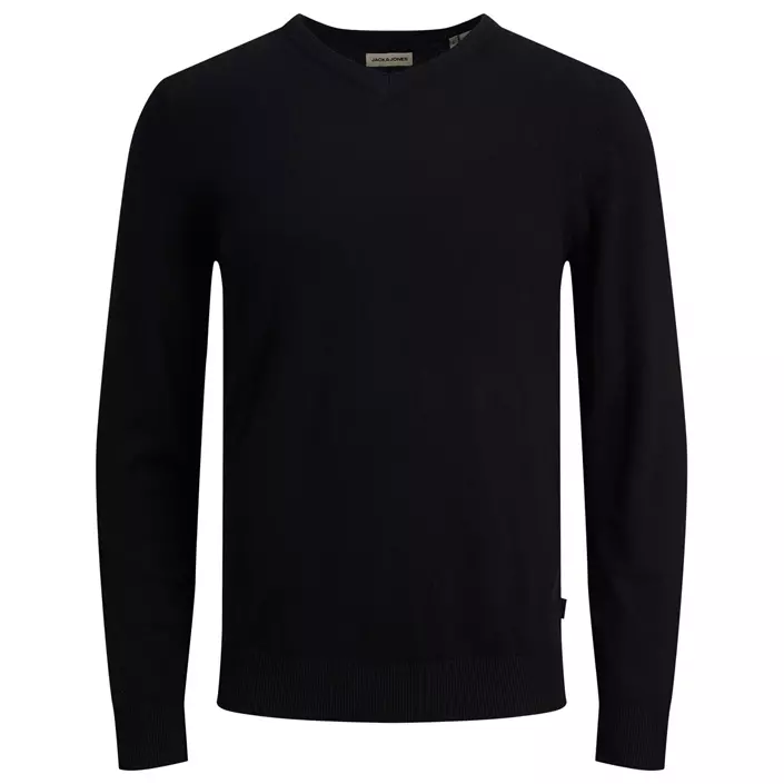 Jack & Jones JJEEMIL stickad tröja, Svart, large image number 0