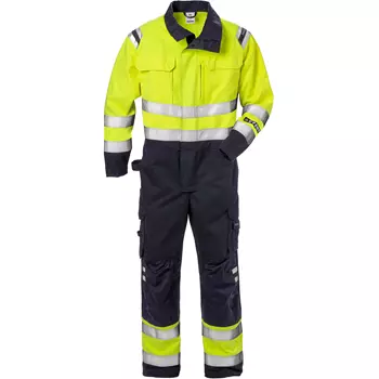 Fristads Flamestat coverall 8175 ATHS, Hi-Vis yellow/marine