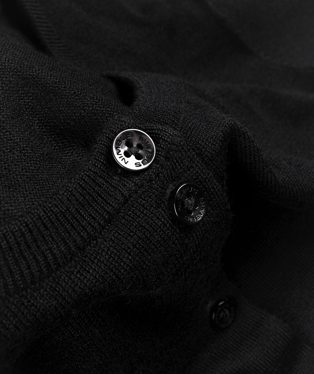 Nimbus Phoenix stickad cardigan dam med merinoull, Svart, large image number 3