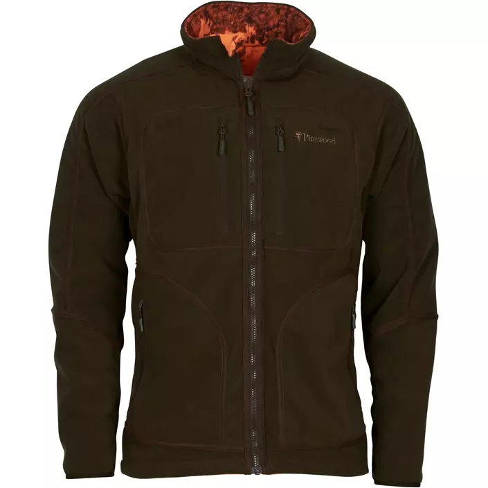 Pinewood Furudal Reversible Camou fleecejakke, Hunting Brown/Strata Blaze, large image number 0