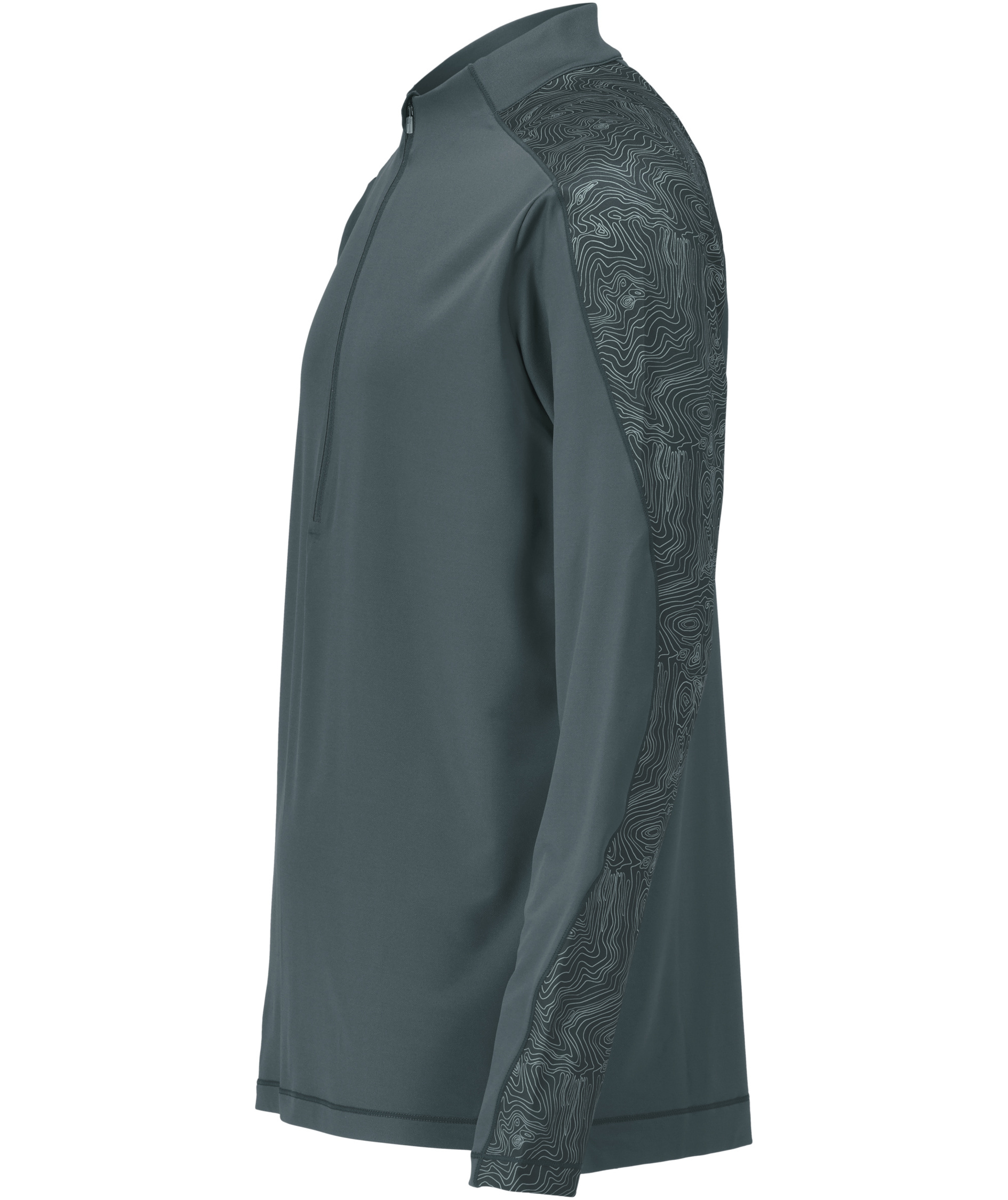 Mascot Customized half zip lang&auml;rmliges T-Shirt, Waldgr&uuml;n, large image number 3