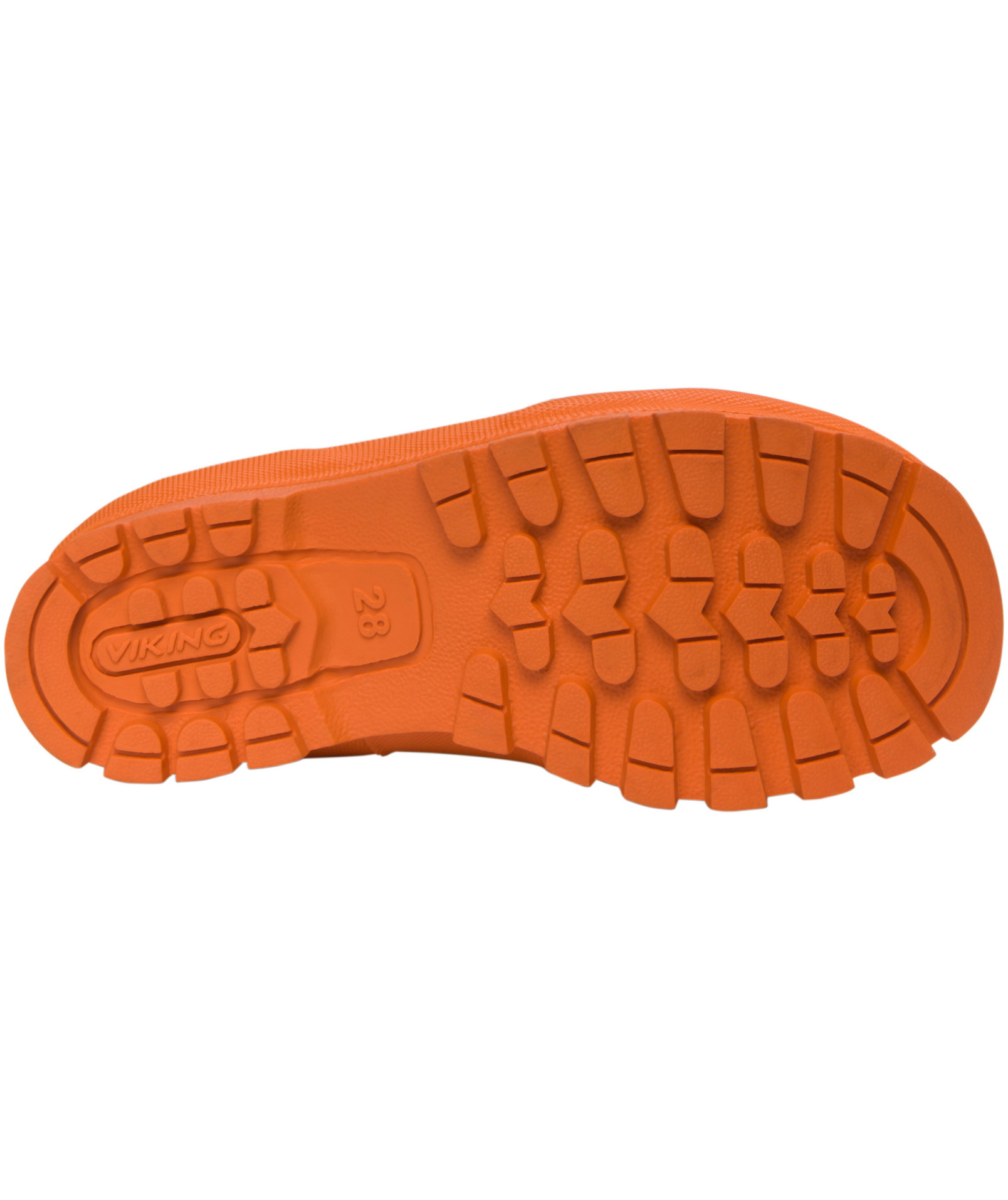 Viking Jolly Print rubber boots for kids, Orange/multi, large image number 2