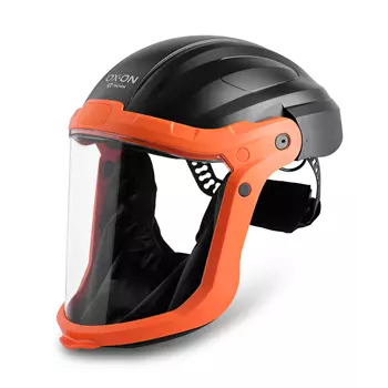 OX-ON Tecmen comfort visor, Orange/Black