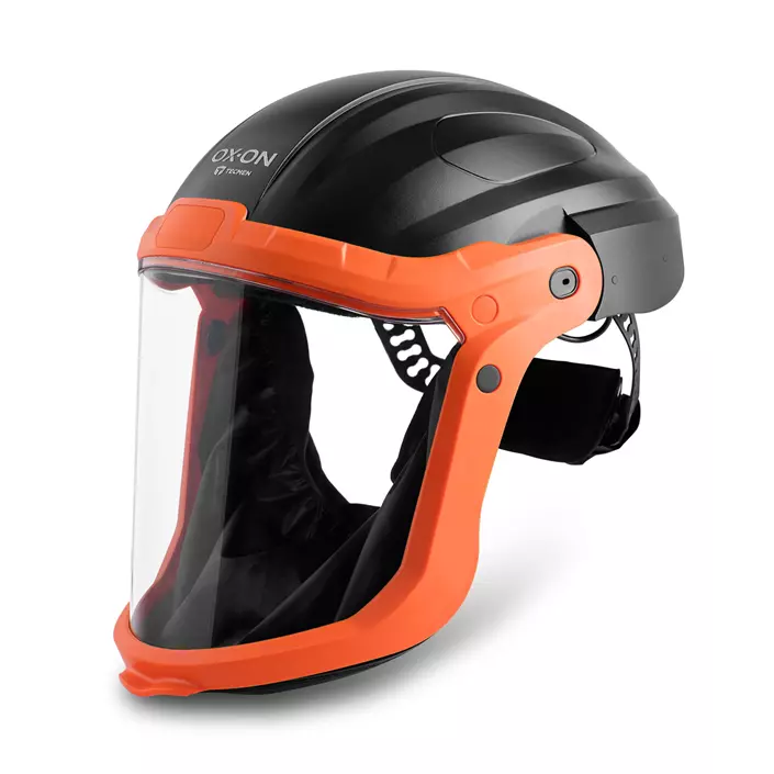 OX-ON Tecmen comfort visor, Orange/Black, Orange/Black, large image number 0