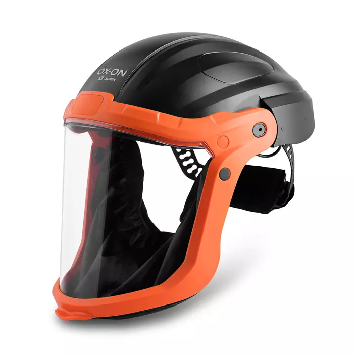 OX-ON Tecmen comfort visor, Orange/Black, Orange/Black, large image number 0