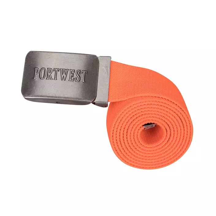 Portwest C105 elastisk belte, Oransje, Oransje, large image number 0