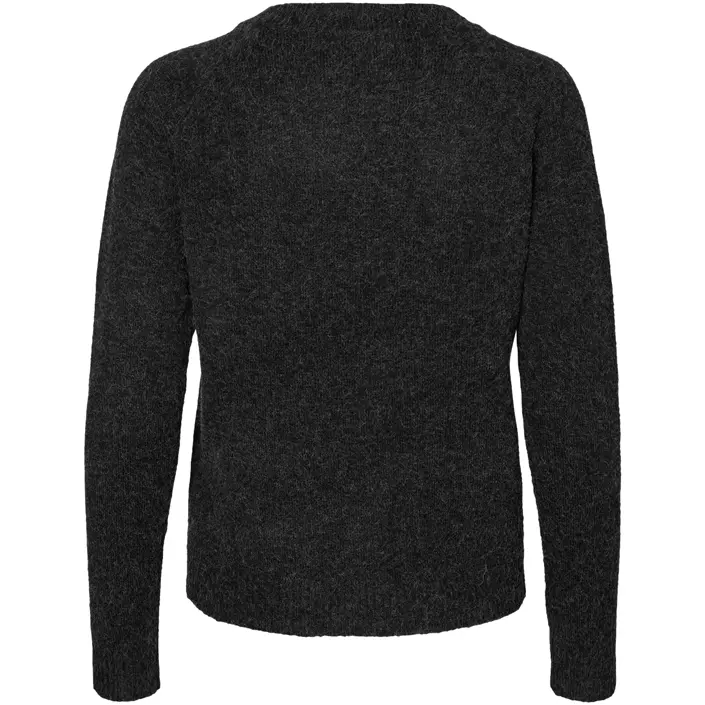 Vero Moda VMDOFFY stickad tröja dam, Black melange, large image number 2