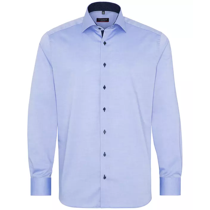Eterna Fein Oxford Modern fit skjorte, Blue, large image number 0
