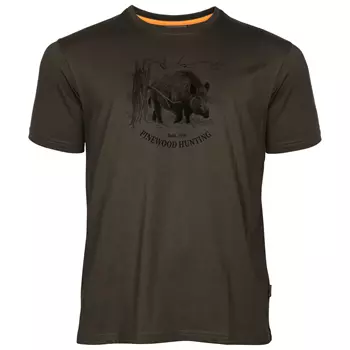 Pinewood Wild Boar T-shirt, Suede Brown