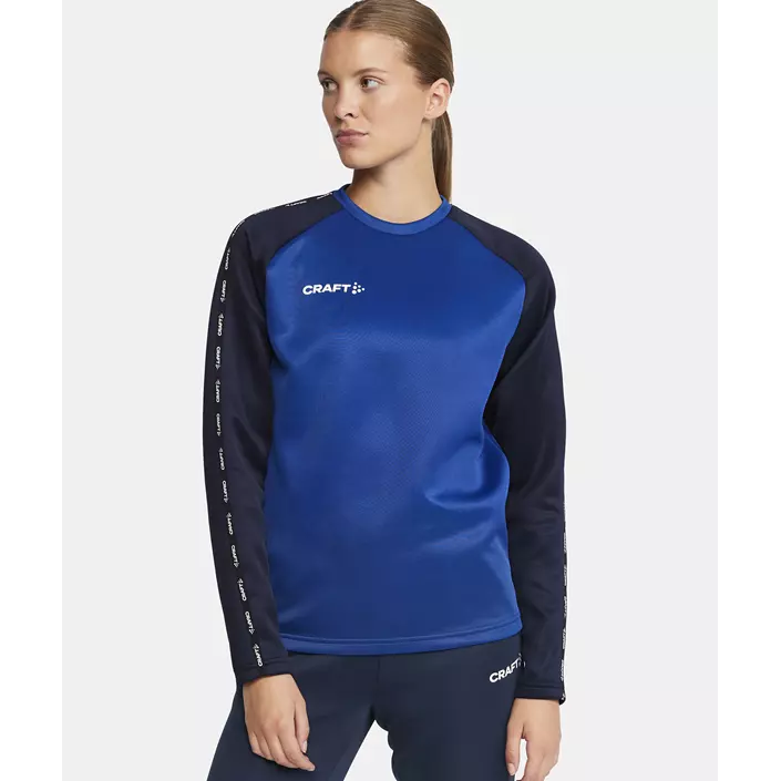 Craft Squad 2.0 women's training pullover, Club Cobolt-Navy, large image number 4