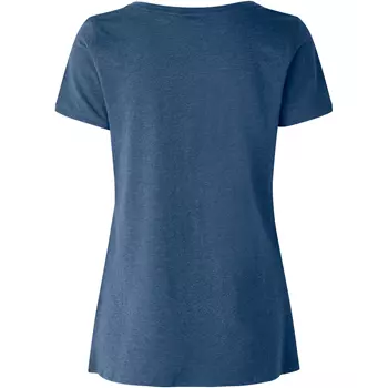 ID Damen T-Shirt, Blau Melange