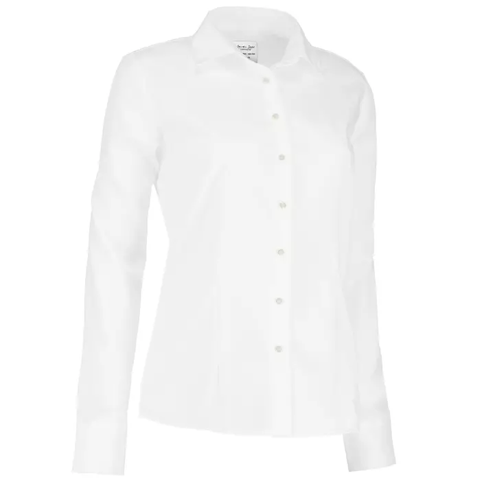 Seven Seas moderne fit Fine Twill dameskjorte, Hvid, large image number 2
