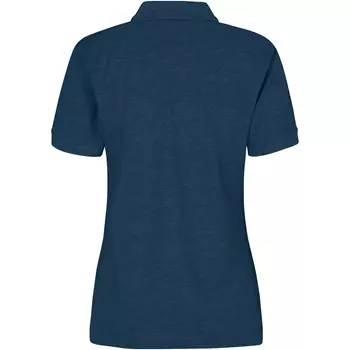 ID PRO Wear dame Polo T-shirt, Blå Melange