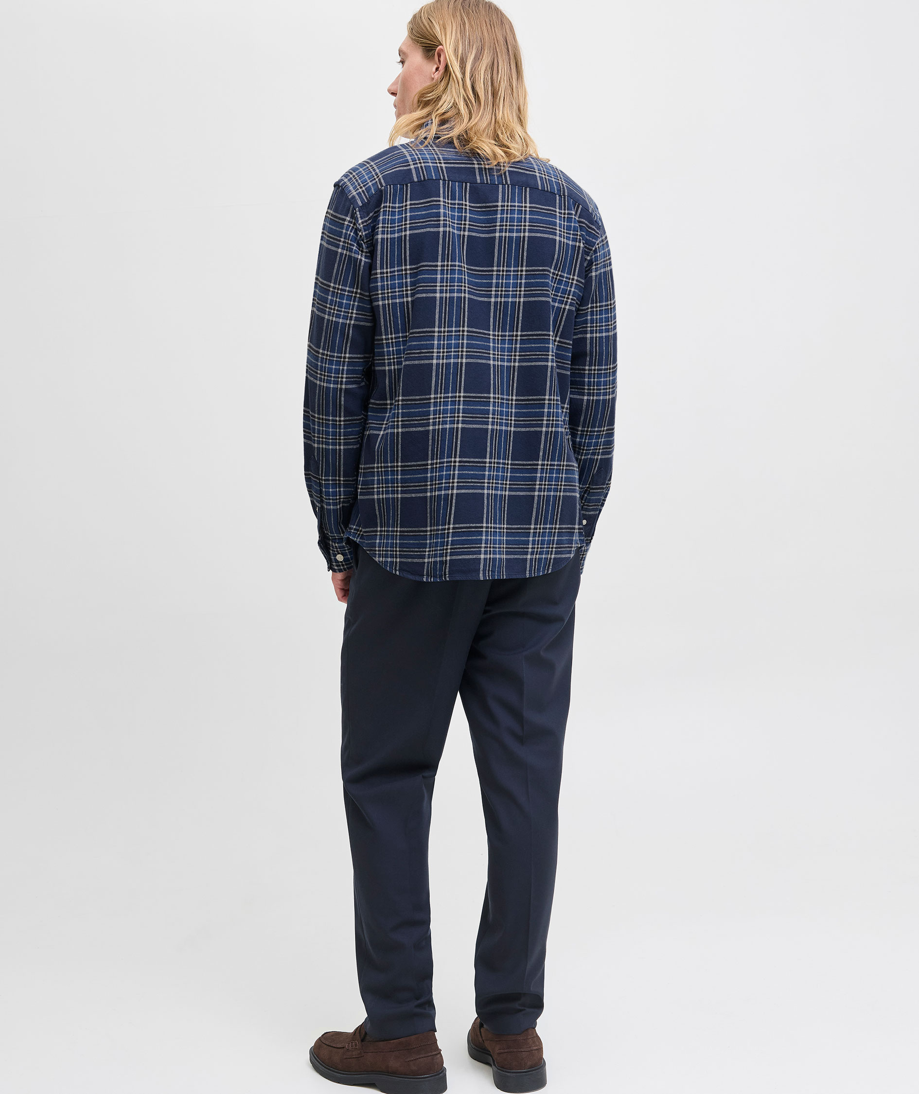 Jack & Jones Premium JPRBLUBROOK CHECK shirt, Dark navy, large image number 2