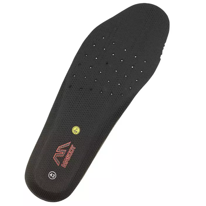 Mascot insoles with shock-absorbing, Black, large image number 0