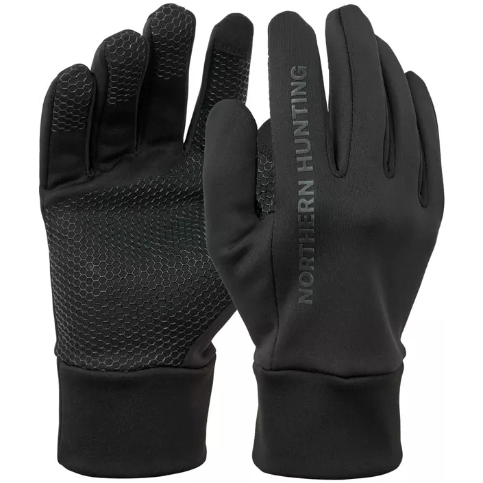 Northern Hunting Skarde gloves, Black, large image number 0