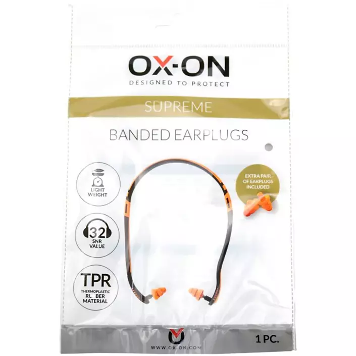 OX-ON supreme bøylehørselvern, Oransje, Oransje, large image number 2