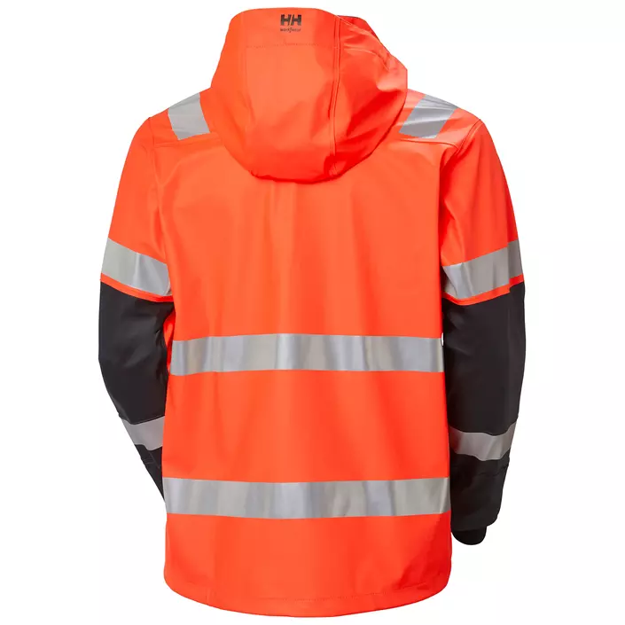 Helly Hansen Alna 2.0 regnjakke, Hi-vis Oransje/Ebony, large image number 3