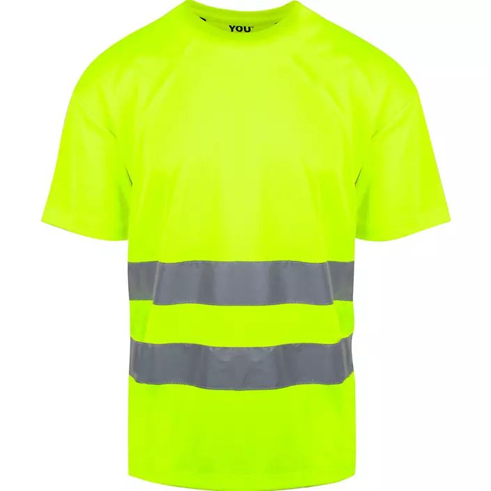 YOU Smøgen T-shirt, Hi-Vis Yellow, large image number 0