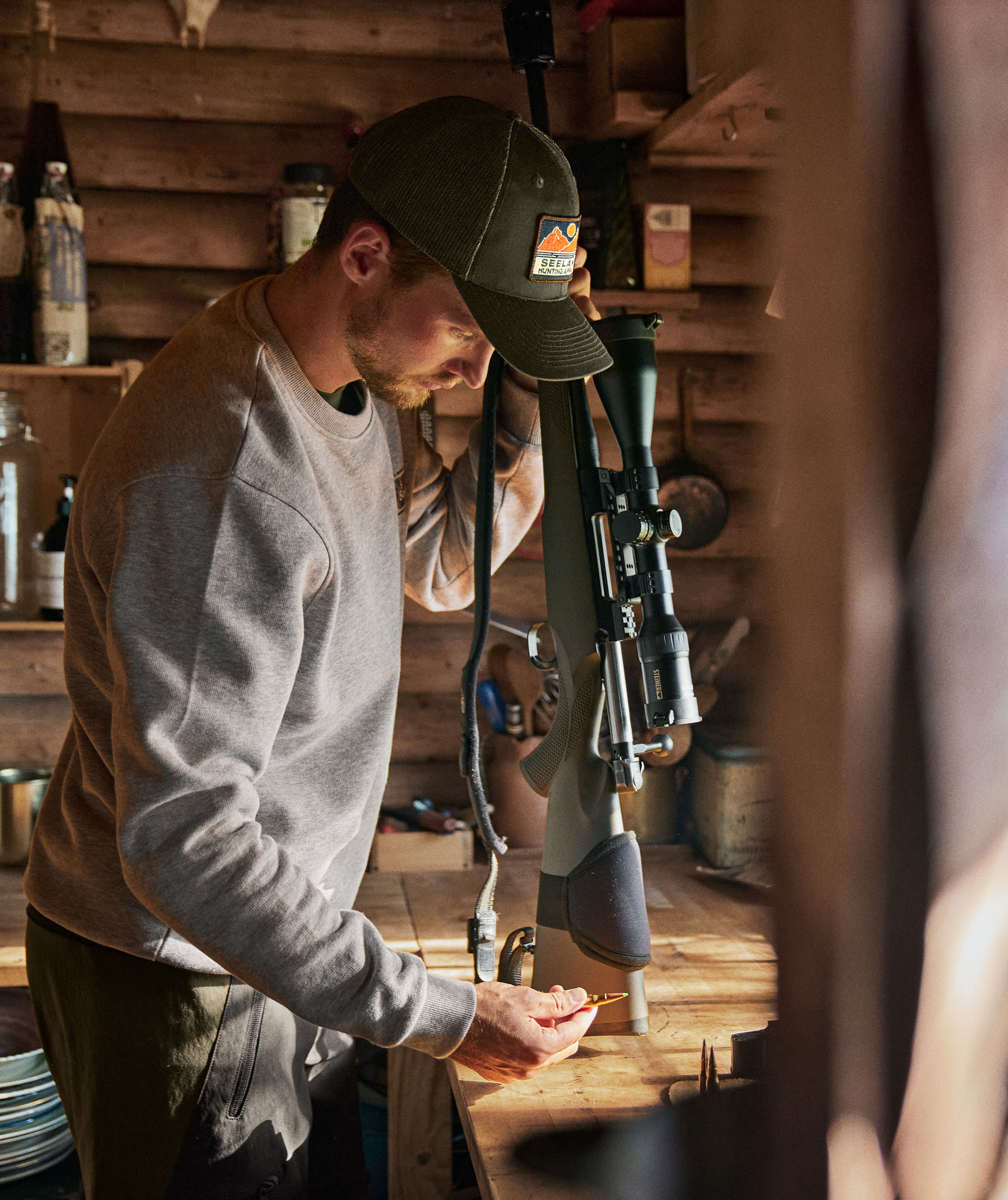 Seeland Gabbro Trucker keps, Grizzly brown