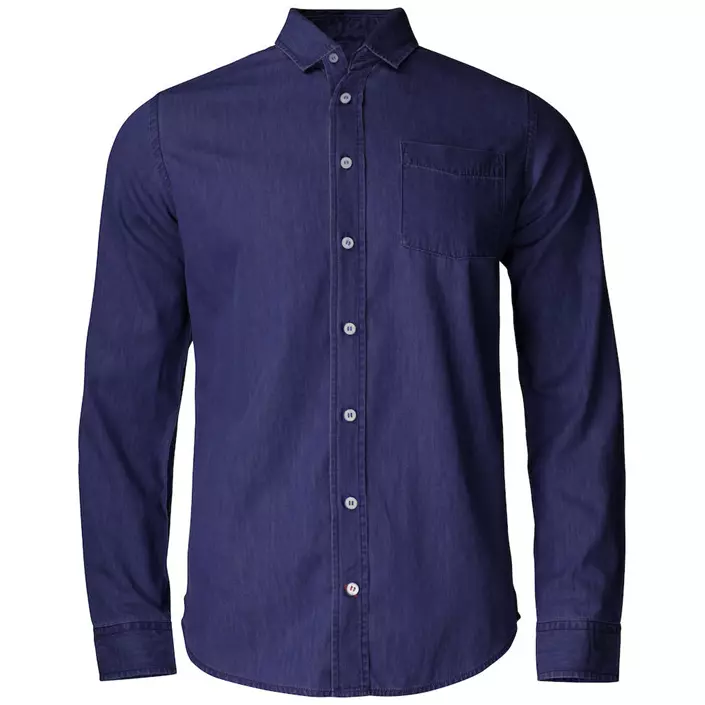 Cutter & Buck Ellensburg Modern fit denim shirt, Indigo Blue, large image number 0