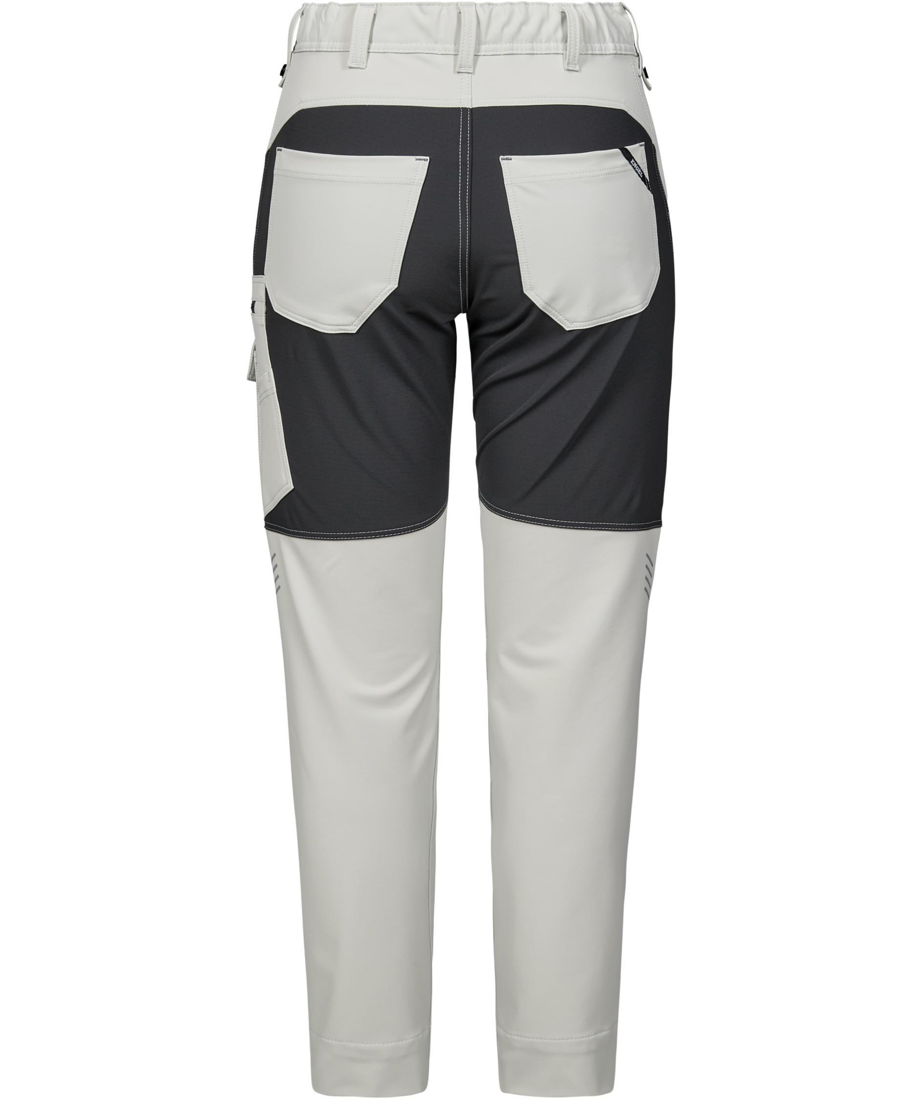 Engel Entire women's service trousers full stretch, Bone White/Anthracite Grey, large image number 2