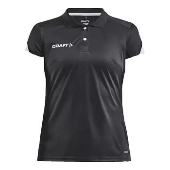 Craft Pro Control Impact dame polo T-skjorte, Black/white