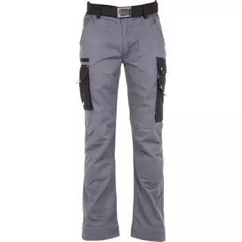 Kramp Original Light work trousers with belt, Grey/Black