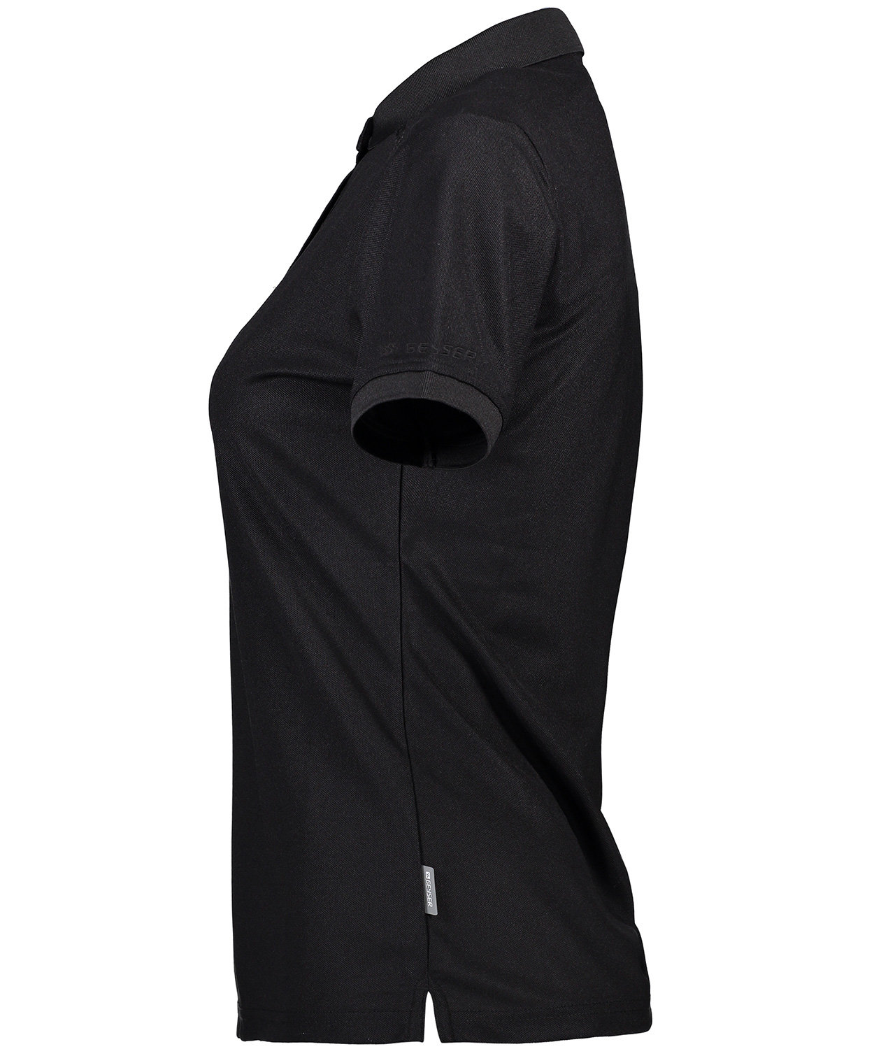 GEYSER women's functional polo shirt, Black, large image number 1
