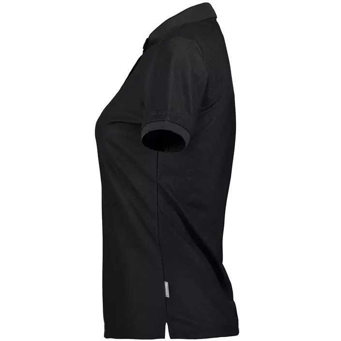 GEYSER women's functional polo shirt, Black, large image number 1