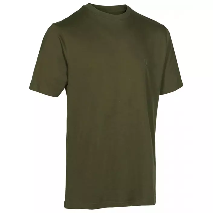 Deerhunter 2-pack T-shirt, Grön/Brun, large image number 0