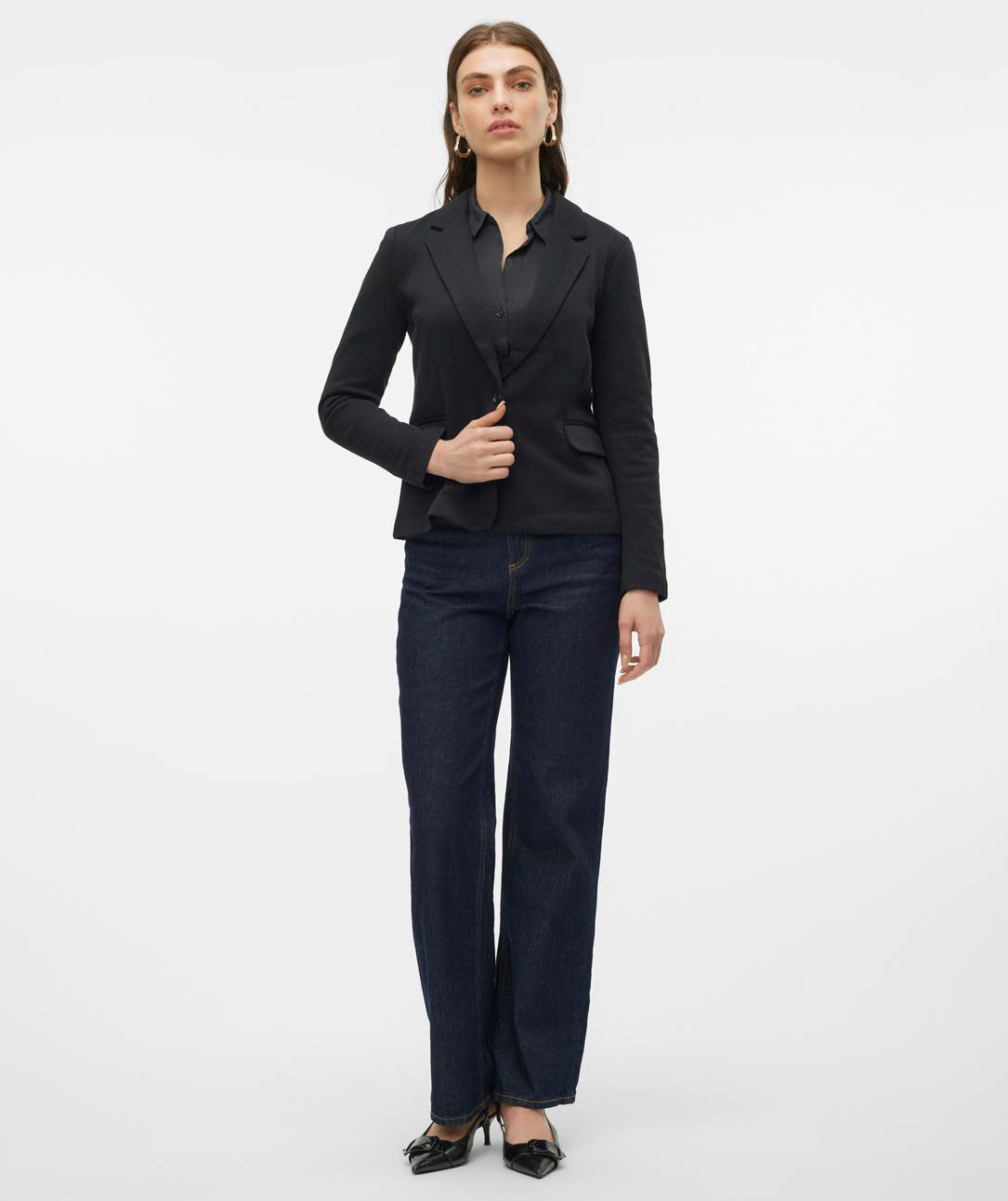 Vero Moda VMJULIA Regular fit women's blazer, Black, large image number 5