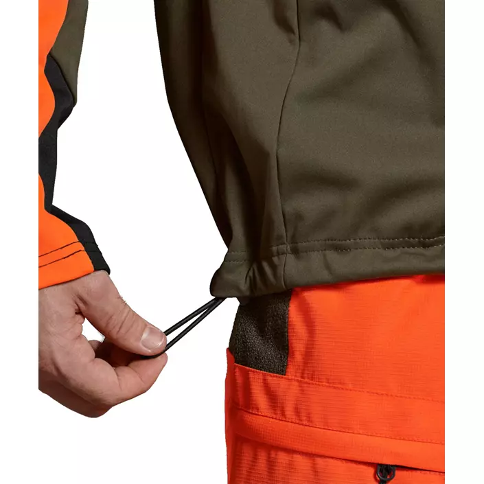 Seeland Force Advanced softshell jacket, Hi-vis Orange, large image number 4