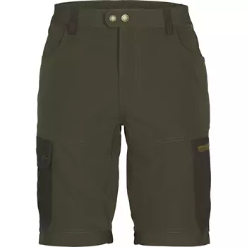 Pinewood Finnveden Trail Hybrid shorts, Dark Olive/Earth Brown