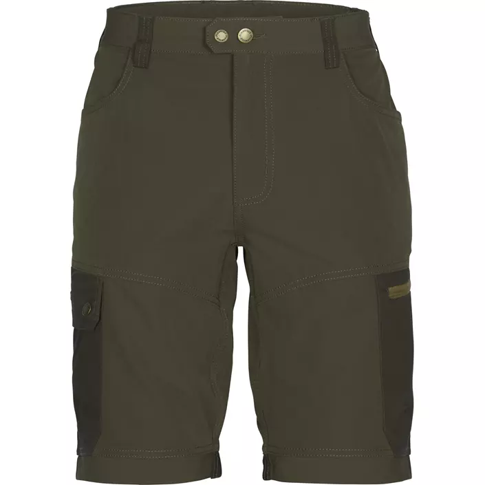 Pinewood Finnveden Trail Hybrid shorts, Dark Olive/Earth Brown, large image number 0