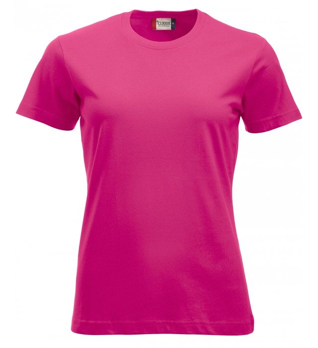 Clique New Classic women's T-shirt, Light Cerise