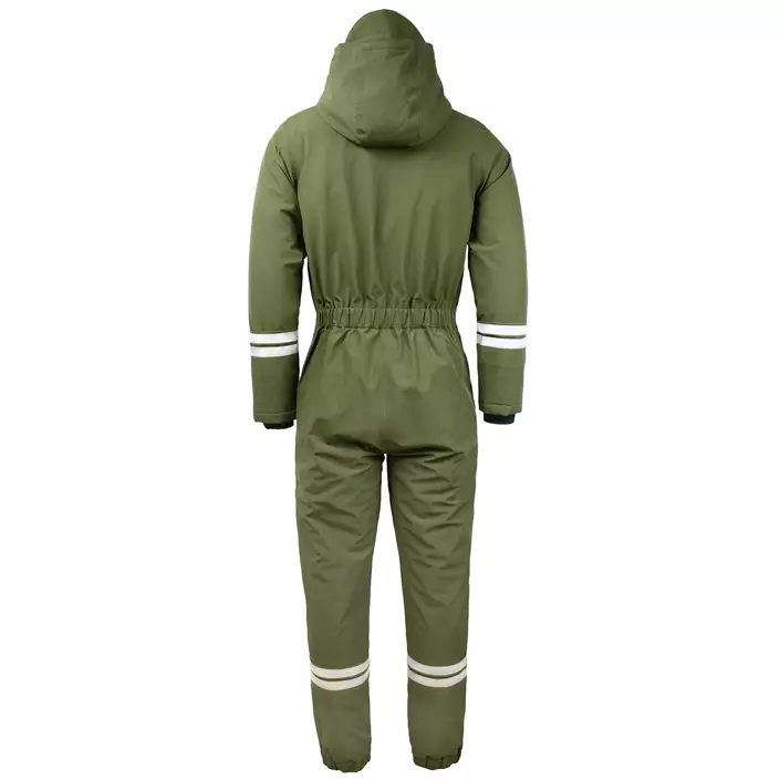 Lyngsøe vinter jumpsuit dam full stretch, Grön, large image number 3