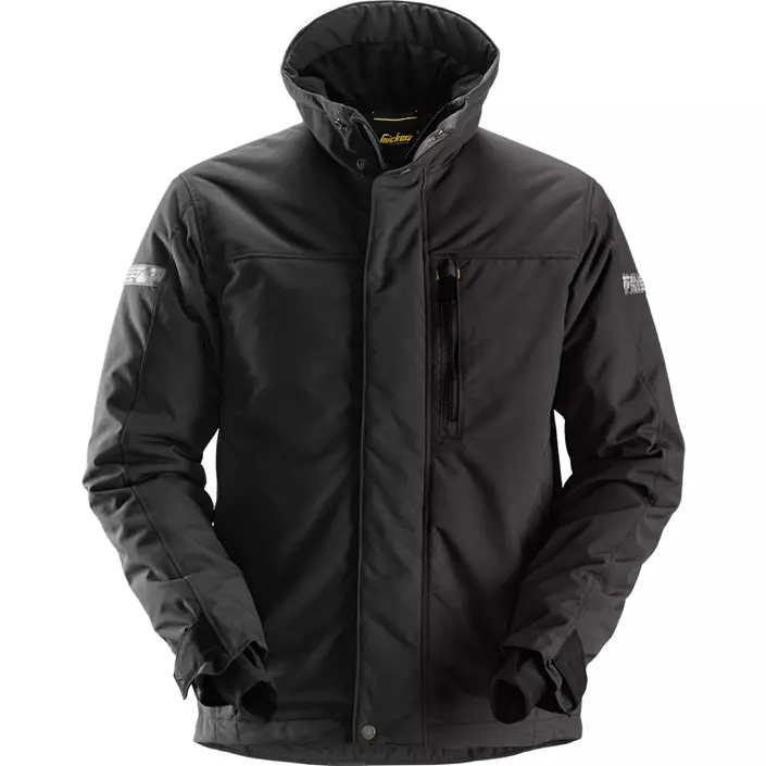 Snickers AllroundWork 37.5® winter work jacket 1100, Black, large image number 0