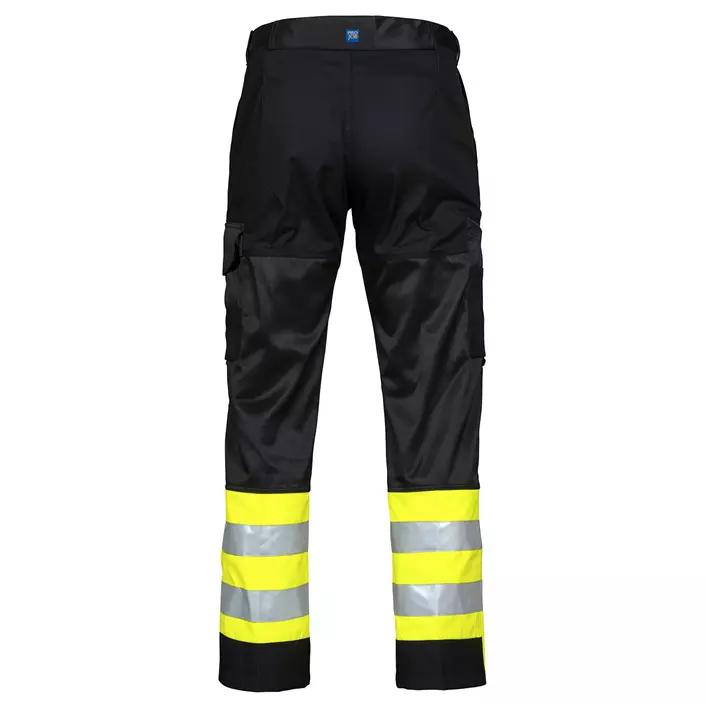 ProJob work trousers 6507, Yellow/Black, large image number 2