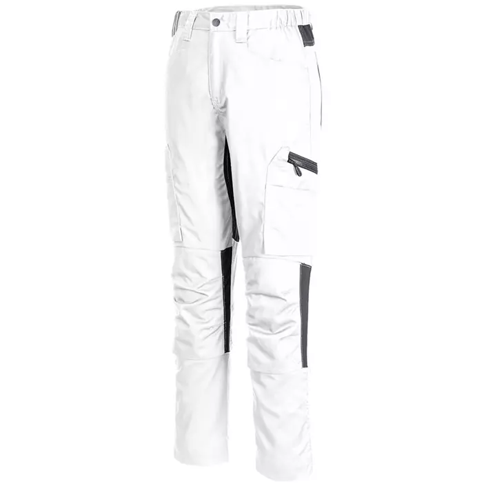 Portwest WX2 Eco work trousers, White, large image number 0