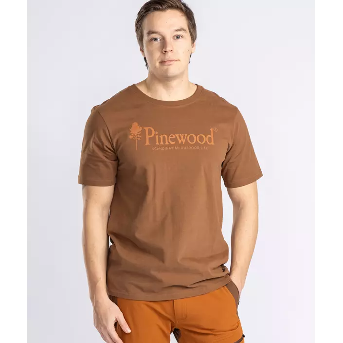 Pinewood Outdoor Life T-shirt, Nougat, large image number 1